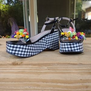 Betsy Johnson Fruit Platform Sandals